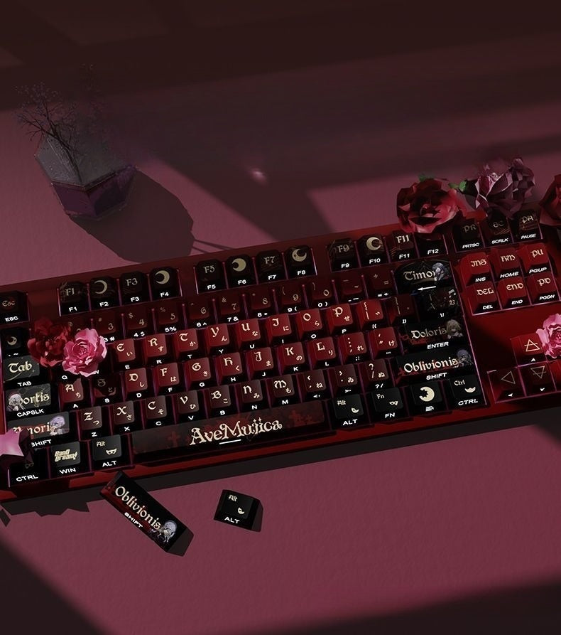 Bang Dream! Ave Mujica Gothic Crimson Side-Legend Keycap Set