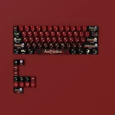 Bang Dream! Ave Mujica Gothic Crimson Side-Legend Keycap Set