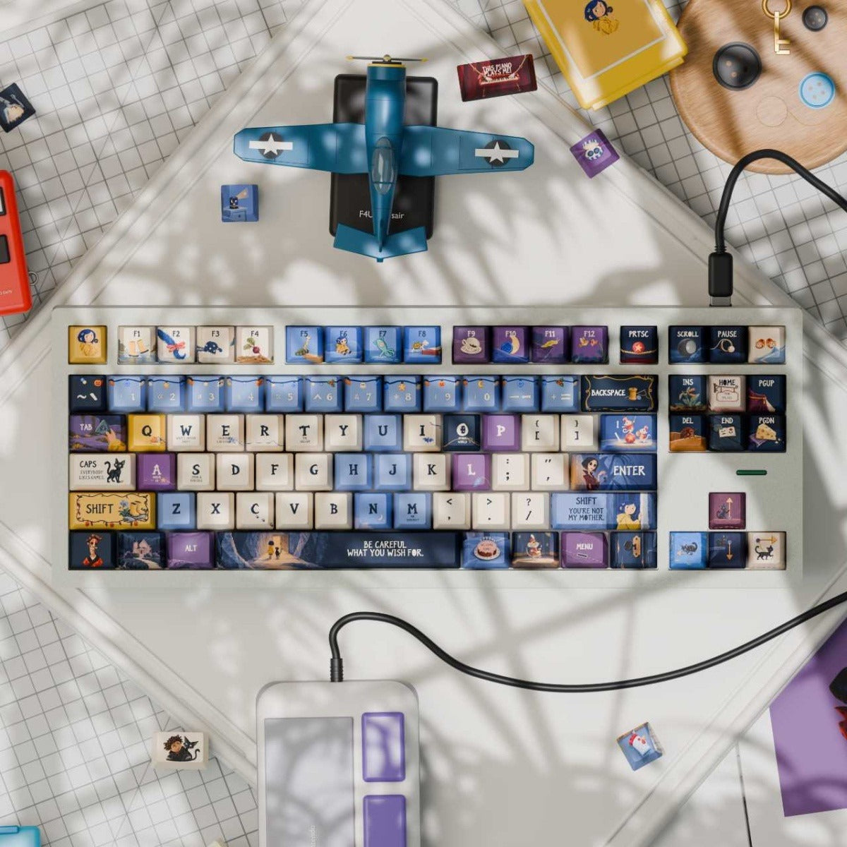 Coraline Secret Door Custom Keycap Set