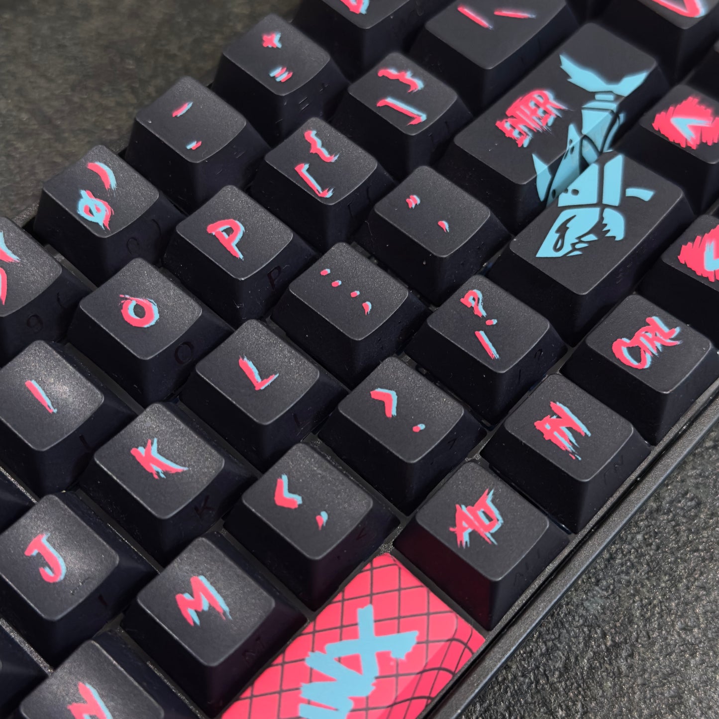 New Jinx keyboard with Keycap Set Wireless 68-key layout Mechanical keyboard