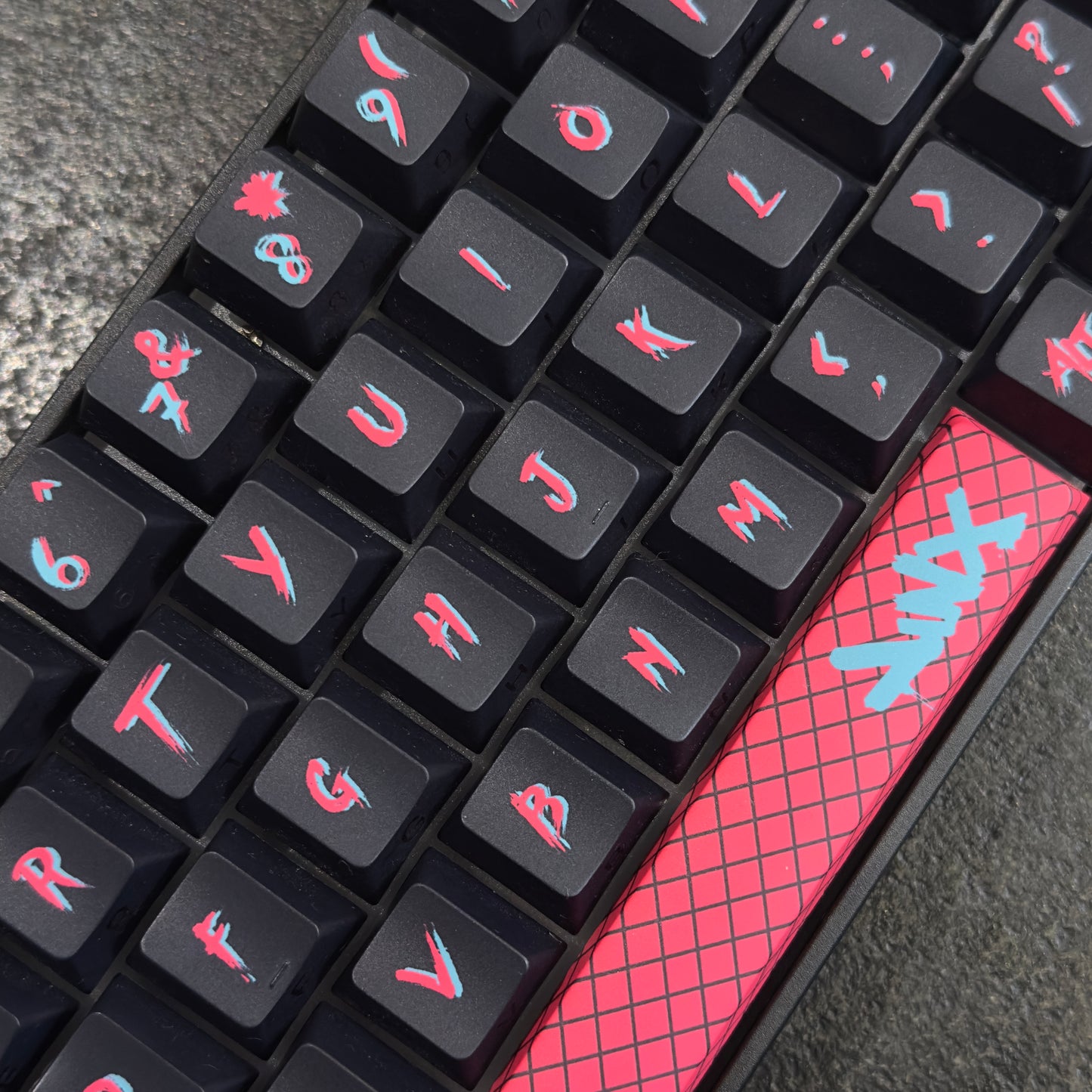 New Jinx keyboard with Keycap Set Wireless 68-key layout Mechanical keyboard