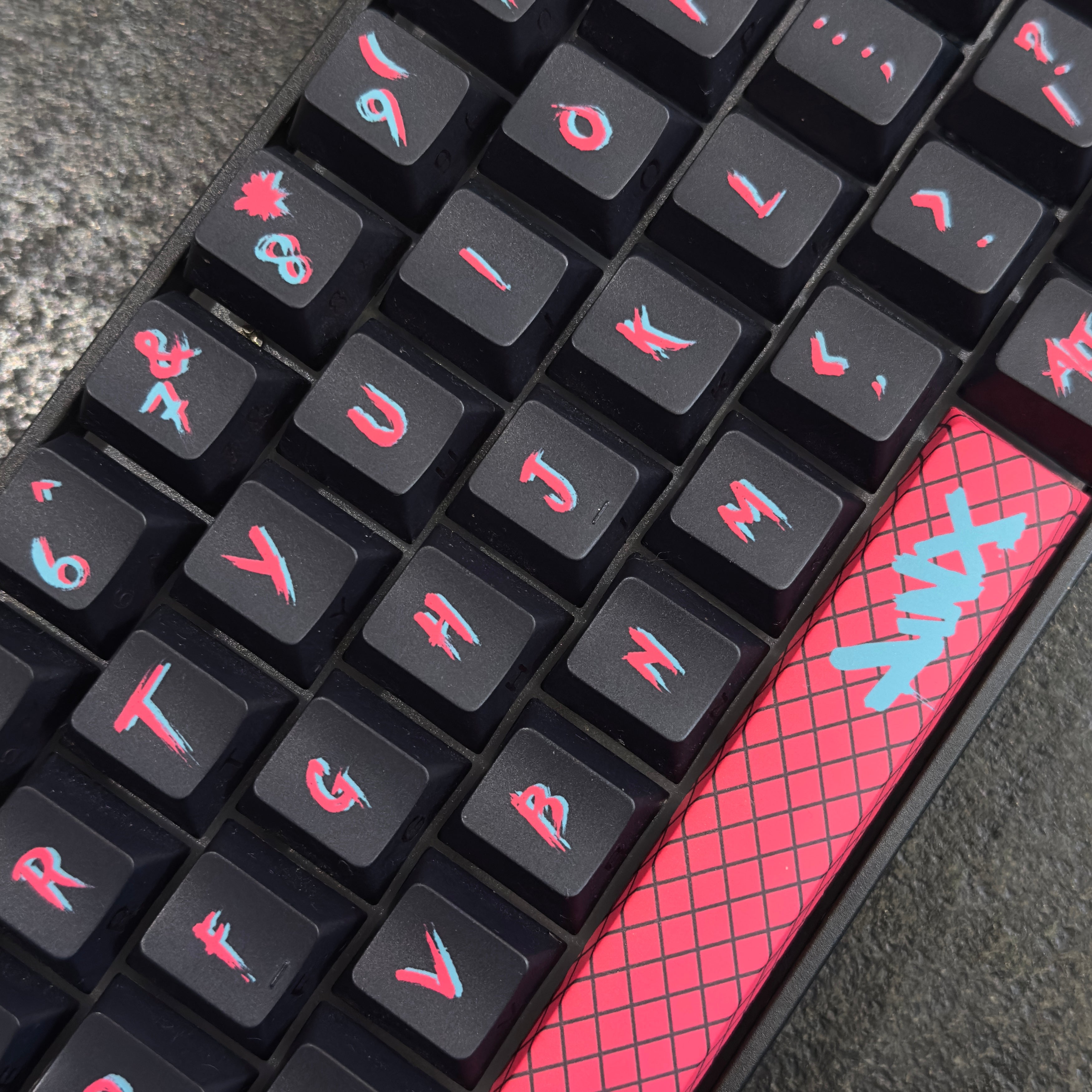 New Jinx keyboard with Keycap Set Wireless 68-key layout Mechanical keyboard