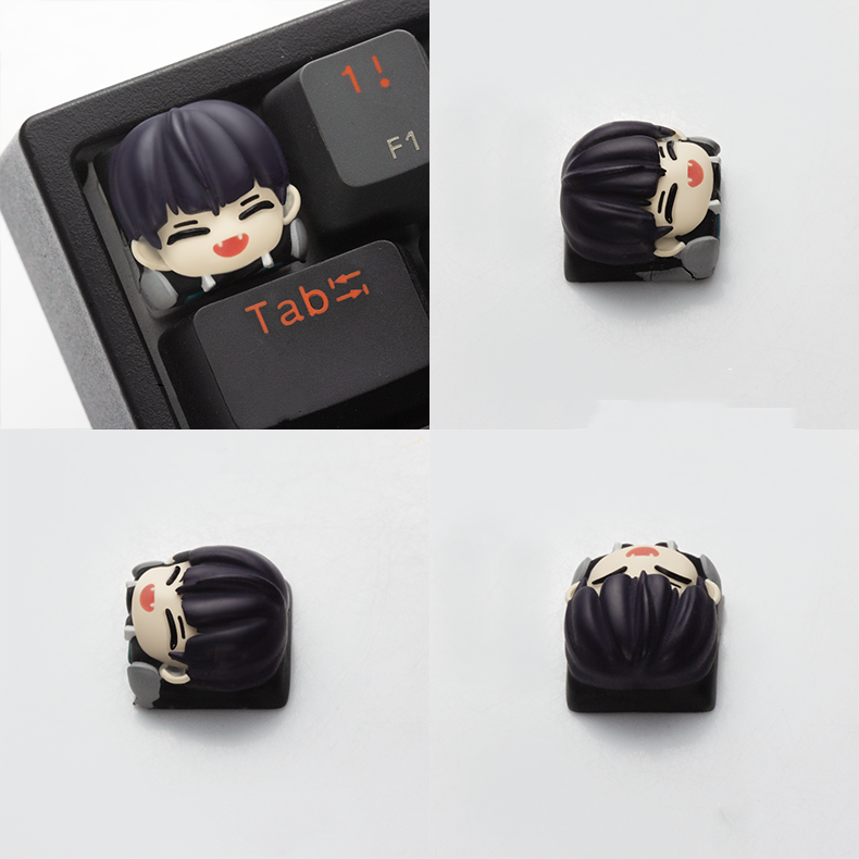 AiheyStudio’s Kaiju No. 8 artisan keycap collection brings Rino Ichikawa and Soushirou Hoshina to life with vibrant colors and premium details