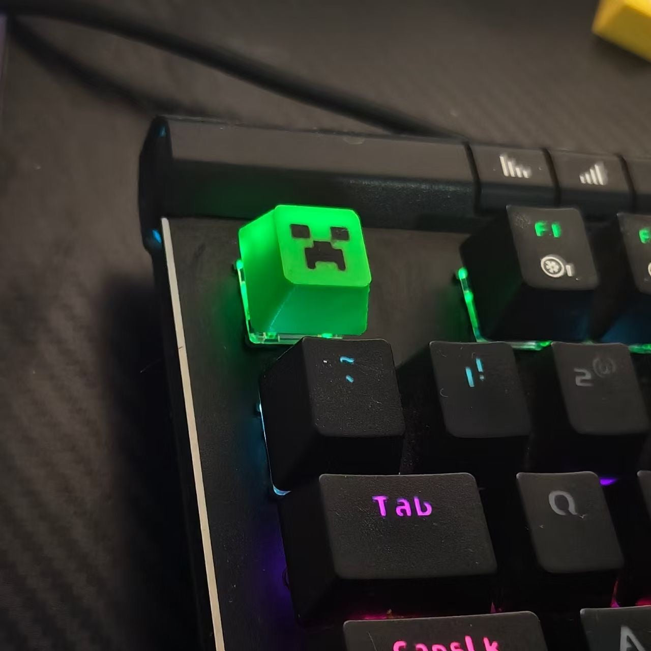 Minecraft Artisan Keycap 3D Printed Custom Keycap