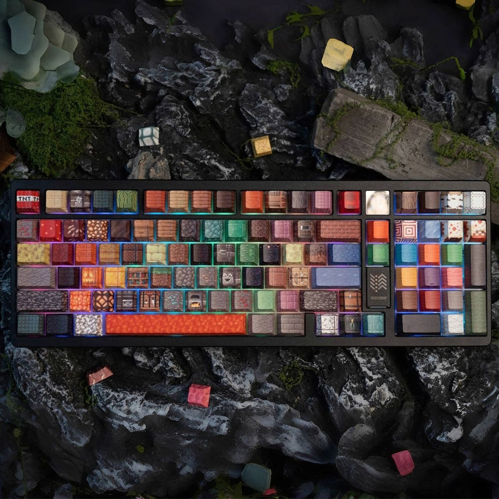 minecraft-inspired-pbt-keycap-set-with-pixel-art-block-world-design-for-mechanical-keyboards-featuring-colorful-textures-and-gaming-style-patterns