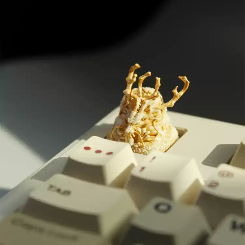 Mythical dragon keycap collection inspired by Oriental legends for custom mechanical keyboards