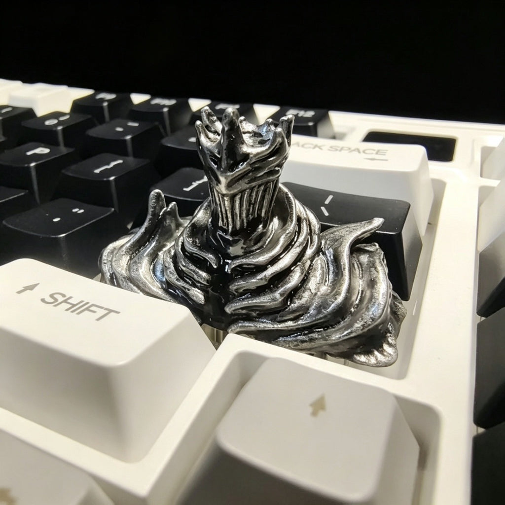 Night Series artisan resin keycaps featuring dark fantasy original characters for mechanical keyboards
