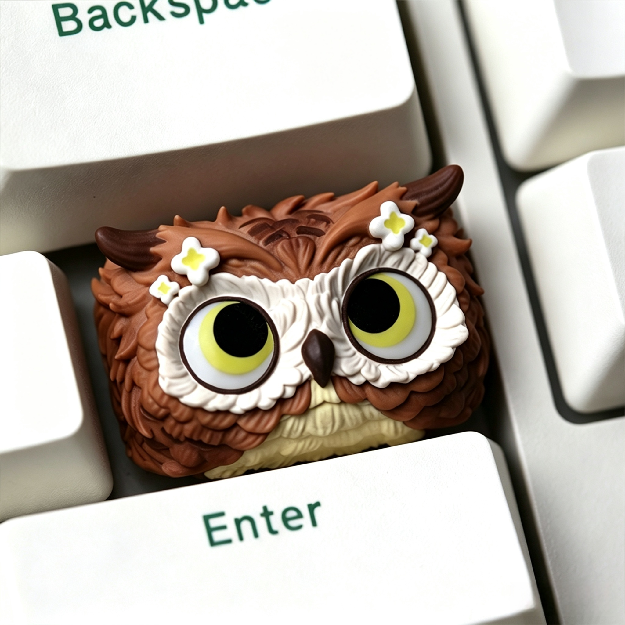 owl-animal-artisan-keycap-collection-with-handmade-epoxy-resin-design-for-custom-mechanical-keyboards-nature-lovers-and-collectors