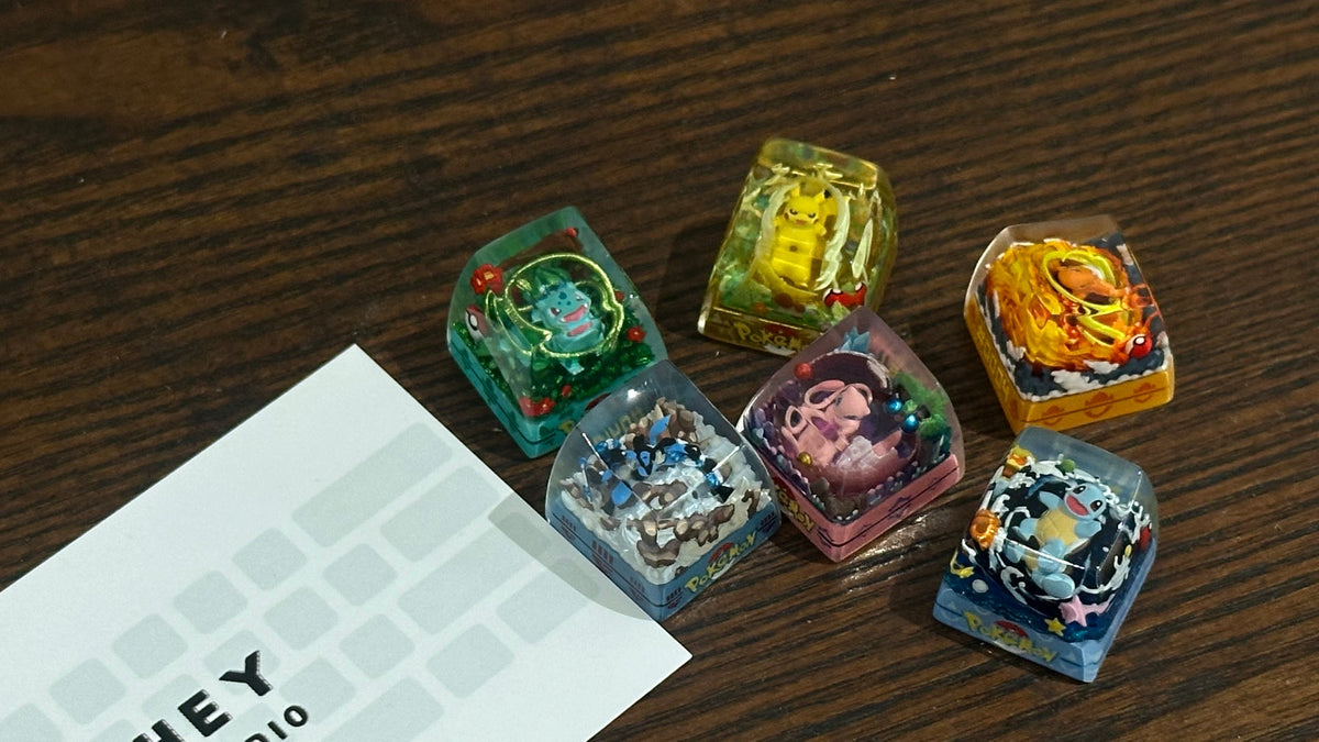 Pokemon artisan keycaps series by AiheyStudio