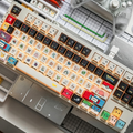 pokemon-classic-pbt-keycap-set-with-pikachu-snorlax-and-starter-character-artwork-for-mechanical-keyboards-featuring-five-sided-dye-sublimation-design