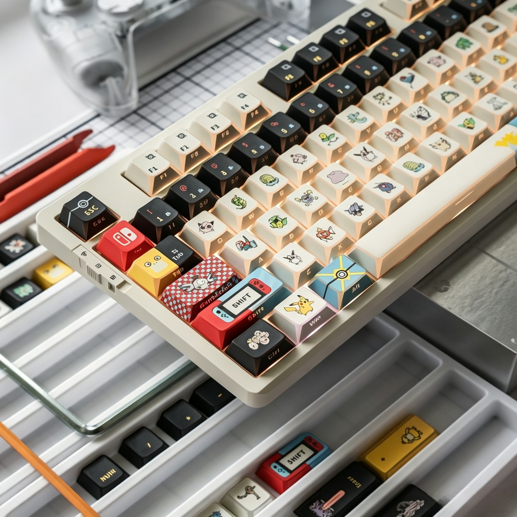 durable-pbt-keycaps-with-smooth-textured-surface-and-long-lasting-five-sided-dye-sublimation-printing-for-custom-keyboard-builds
