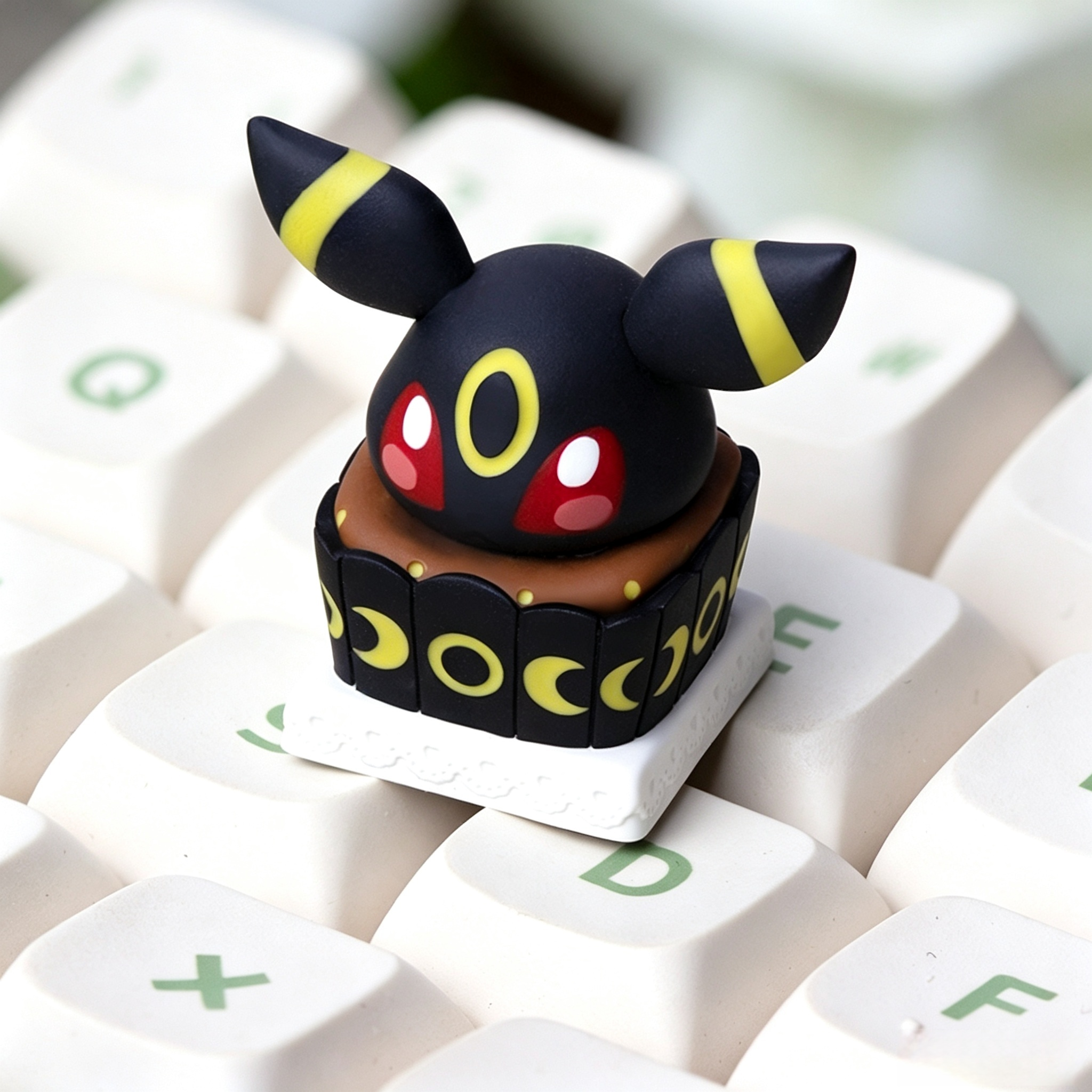 Collectible-eevee-evolution-resin-keycaps-for-pokemon-fans-mechanical-keyboard-enthusiasts-and-handmade-artisan-collectors