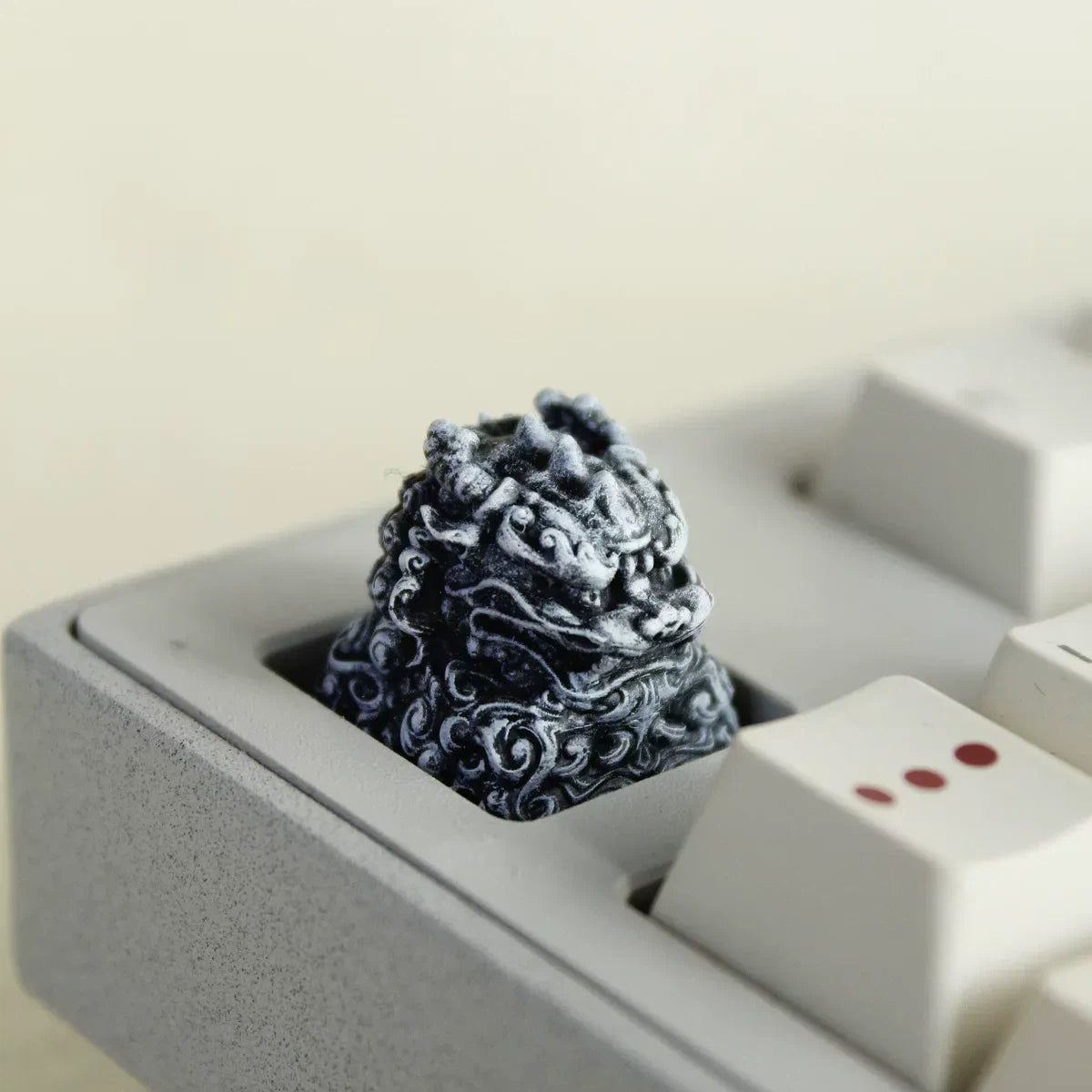 Qilin Chinese Mythology Resin Keycap Eastern Dragon Beast Artisan Keycap