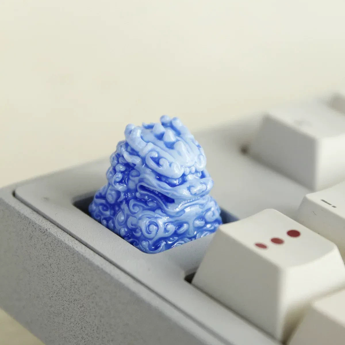 Qilin Chinese Mythology Resin Keycap Eastern Dragon Beast Artisan Keycap