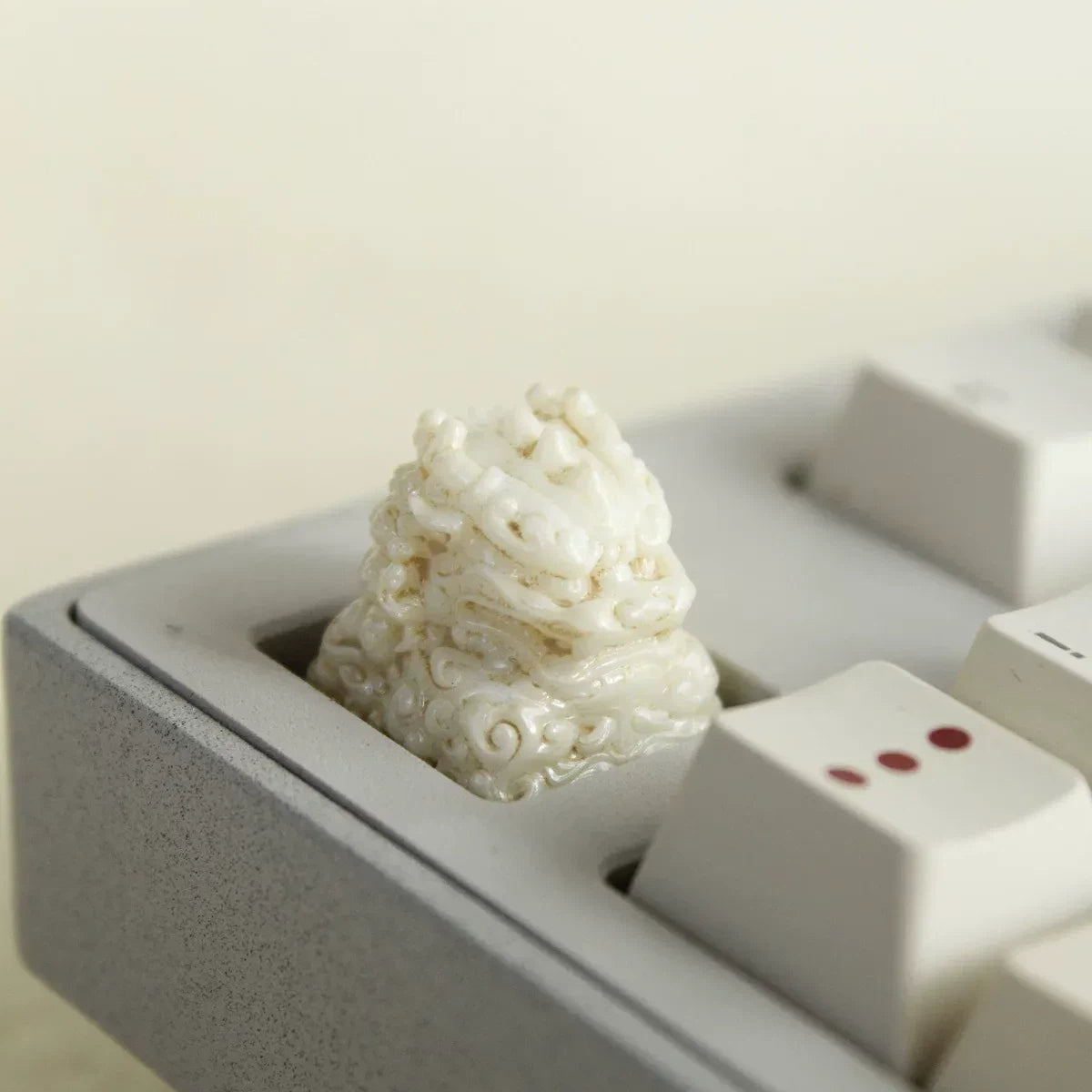 Qilin Chinese Mythology Resin Keycap Eastern Dragon Beast Artisan Keycap