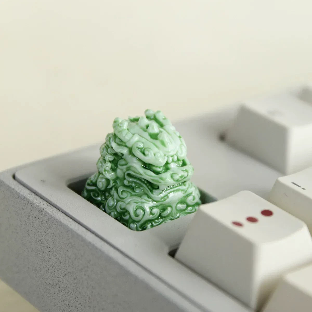 Qilin Chinese Mythology Resin Keycap Eastern Dragon Beast Artisan Keycap