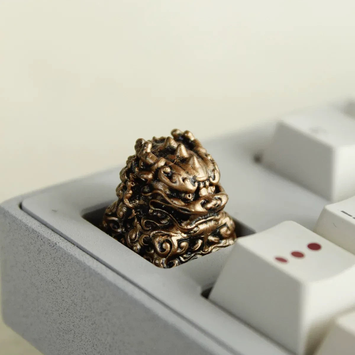 Qilin Chinese Mythology Resin Keycap Eastern Dragon Beast Artisan Keycap