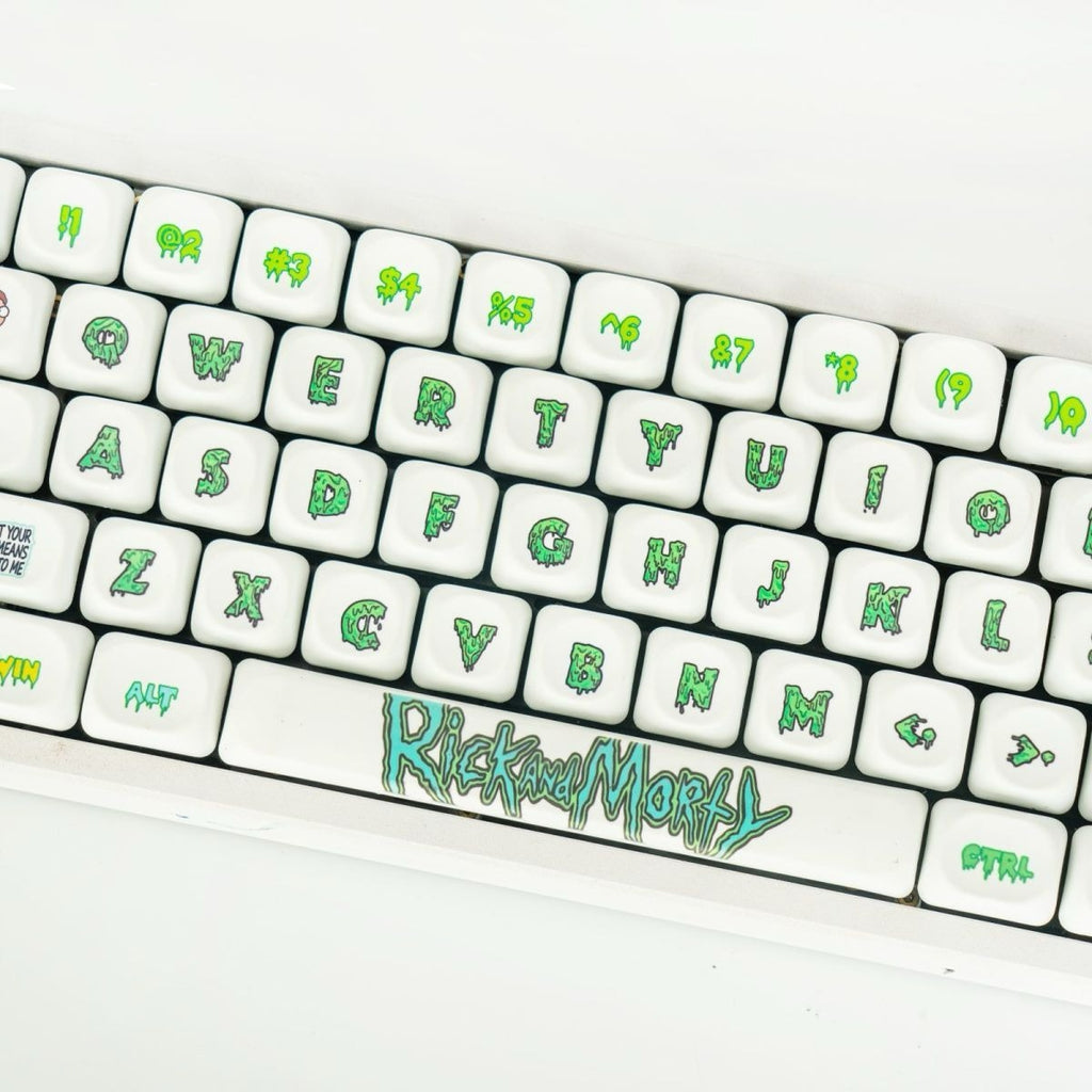 rick-and-morty-character-keycaps-with-cartoon-portrait-artwork-and-sci-fi-animation-inspired-design-for-anime-mechanical-keyboard-customization