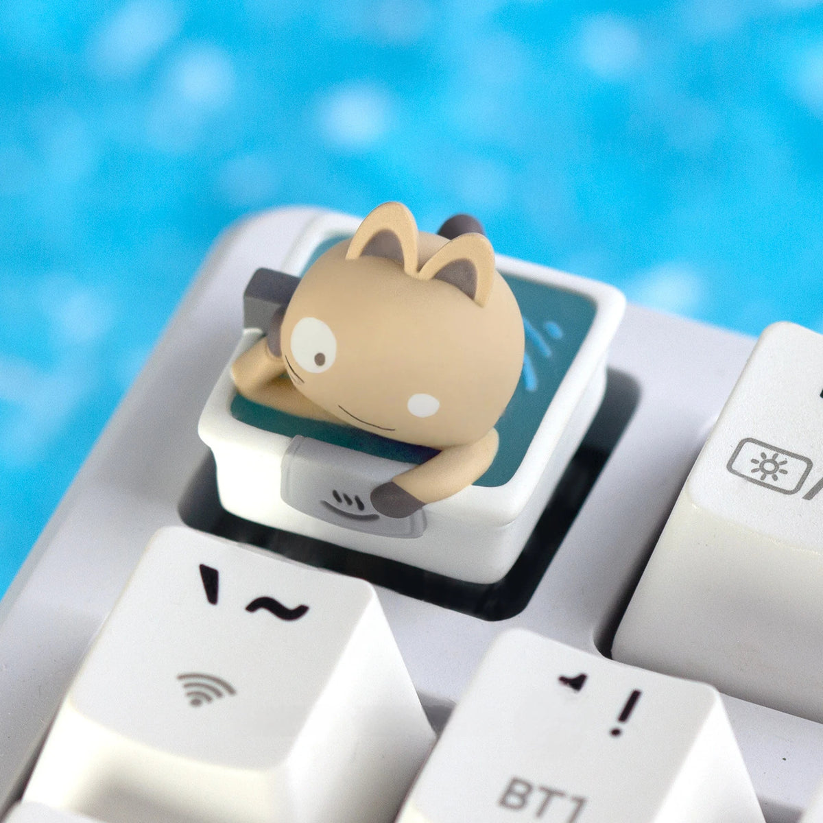 Ripu Siamese Lipu translucent artisan keycap