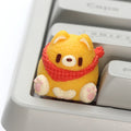 Shiba bandana puppy artisan keycap