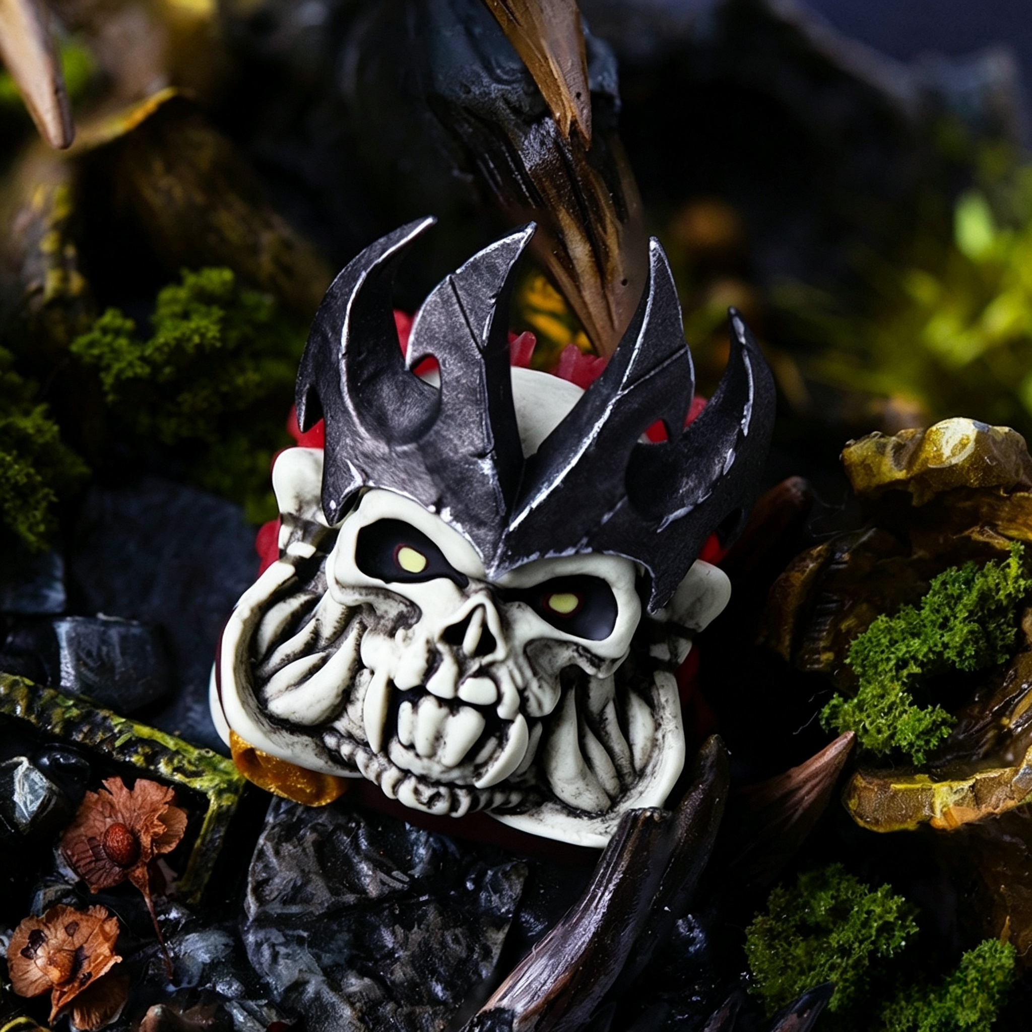 collectible-skull-king-resin-keycap-for-moba-gamers-fantasy-lovers-and-mechanical-keyboard-enthusiasts-handmade-gaming-accessory