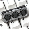 handmade-triple-fan-gpu-resin-keycap-featuring-miniature-graphics-card-design-with-3d-cooling-fan-details-for-gaming-mechanical-keyboards-and-pc-builders