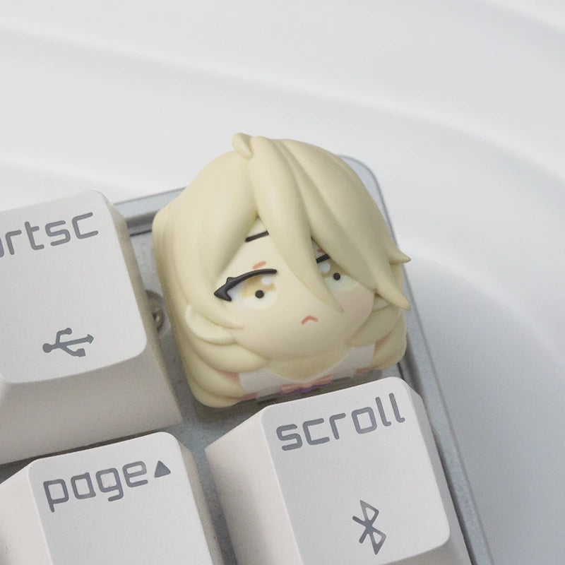 Yumeko Shikiya artisan keycap from Makeine: Too Many Losing Heroines!
