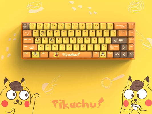 The Great Detective Pikachu Keycaps