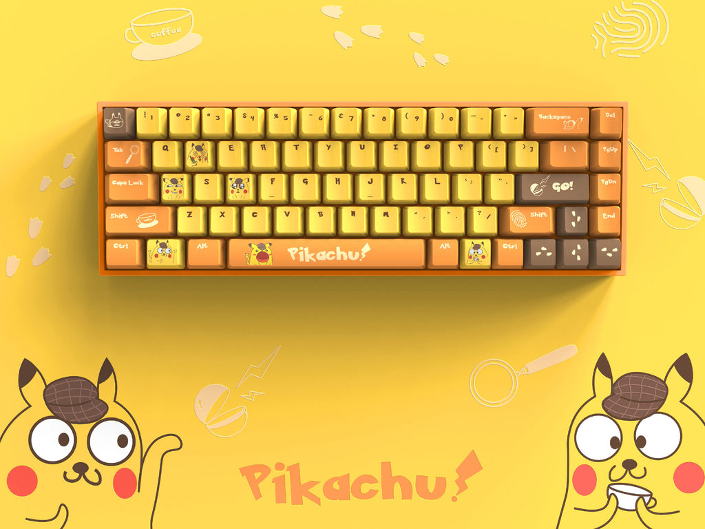 The Great Detective Pikachu Keycaps Set